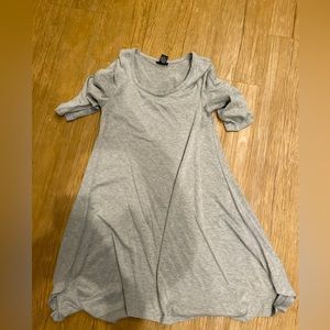 Light grey tshirt dress